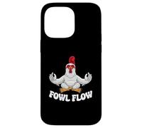 Yoga au Poulet Fowl Flow Coque pour iPhone 14 Pro Max