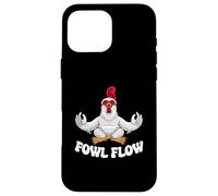 Yoga au Poulet Fowl Flow Coque pour iPhone 16 Pro Max