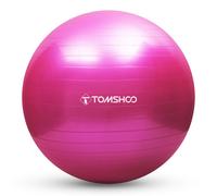 Yoga Ball, explosionssicher, 65 cm, mit Luftpumpe, ideal für Pilates und Fitness，Rosa