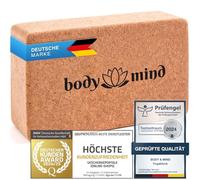 Yoga-Block aus Kork 100% Natur für Yoga, Pilates, Meditation & Fitness - Yoga-Klotz für Anfänger und Profis (1 pièce)