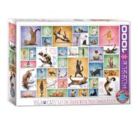 Eurographics - Puzzle Yoga Cats - 1000 pièces - 9+