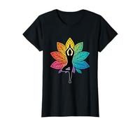 Yoga Chakra Silhouette Posture Arbre Lotus Calme Méditation T-Shirt