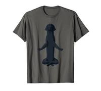 Yoga Chien Flat Coated Retriever T-Shirt