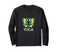 Yoga Débutant/Méditation Wellness/Yoga Professeur Design Manche Longue