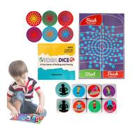Yoga Dice Fun Exercise Dice Kid Yoga Accessories, Exercise Dice For Workouts, Educational Kids Fitness Equipment, Fitness Dice For Kids, Family, Friends, Home, Beginner