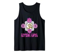 Yoga Diva Divine Fleur Om Divine, Idées Cadeau Yoga Fleurs Namaste Débardeur
