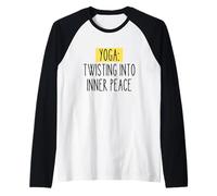 Yoga Drôle Bien-être Humour Relaxation Méditation Fitness Manche Raglan