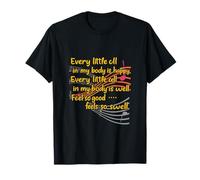 Yoga du Rire Chaque Petite Cellule Chanson de Bien-être T-Shirt
