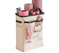 Yoga Equipment Storage Organizer - Support de Rangement pour Fitness | Panier en Satin pour Rouleau en Mousse, Haltères et Bandes de Résistance | Organisateur Gym à Domicile, Musculation