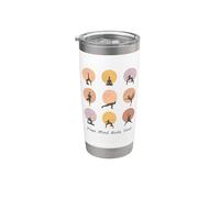 Yoga, esprit, corps et âme Gobelet isotherme en acier inoxydable double paroi