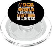Yoga Exists in The World Because Everything is Linked PopSockets PopGrip pour MagSafe