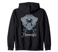 Yoga Fleur de Lotus avec éléphant Namasté Sweat à Capuche