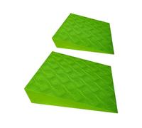 Yoga Foam Wedges 2 Piece, EVA Lightweight Exercise Wedge Blocks, Angled Workout Wedge for Squats Pushups Planks, Non Slip Fitness Wedges for Pilates Rehab Balance, Foot Support Tool