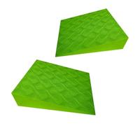 Yoga Foam Wedges, EVA Support Blocks, Lightweight Training Tools, 2 Piece Exercise Set, Sturdy Fitness Accessory, for Pilates Squats Pushups Planks Foot Rehabilitation Balance Strength Home Gym