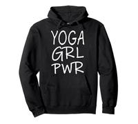Yoga Girl Power GRL PWR T-Shirt pour Femme Sweat à Capuche