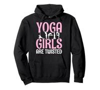 Yoga Girls are Twisted Funny Phrase with Girls Who Sweat à Capuche