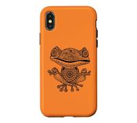 Yoga Grenouille Mandala Méditation Cadeau Enseignant Coque pour iPhone X/XS