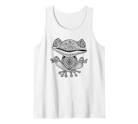 Yoga Grenouille Mandala Méditation Yogi Cadeau pour Professeur Débardeur