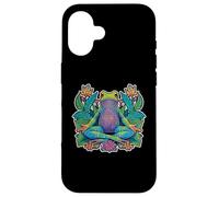 Yoga Grenouille Méditation Zen Pose Équilibre Stretch Coque pour iPhone 16
