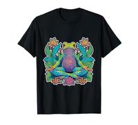 Yoga Grenouille Méditation Zen Pose Équilibre Stretch T-Shirt