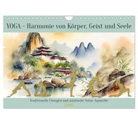 Yoga - Harmonie du corps, de l'esprit et de l'âme (calendrier mural 2026 DIN A4 paysage) calendrier mensuel CALVENDO