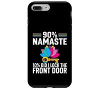 Yoga Humor 90% Namaste 10% Did I Lock The Door Coque pour iPhone 7 Plus/8 Plus