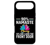 Yoga Humor 90% Namaste 10% Did I Lock The Door Coque pour iPhone Air