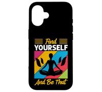 Yoga inspirant, Trouvez-Vous et Soyez ça, méditation Coque pour iPhone 16