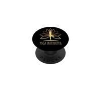 Yoga Instructor Instructeur Formateur Enseignant Namaste Zen PopSockets PopGrip Adhésif