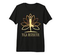 Yoga Instructor Instructeur Formateur Enseignant Namaste Zen T-Shirt Haut de Gamme