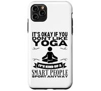 Yoga is for Smart People Professeur de Yoga drôle pour Femmes Coque pour iPhone 11 Pro Max