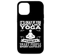 Yoga is for Smart People Professeur de Yoga drôle pour Femmes Coque pour iPhone 12/12 Pro