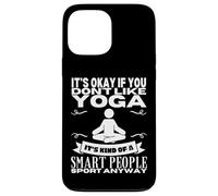 Yoga is for Smart People Professeur de Yoga drôle pour Femmes Coque pour iPhone 13 Pro Max