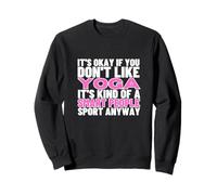 Yoga is for Smart People Professeur de Yoga drôle pour Femmes Sweatshirt