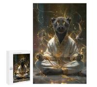 Yoga Jaguar Zen Mastery Puzzle 1000 Pièces Educa Jouet en Bois Cadeau Unique Décoration Intérieure Jeu Éducatif Challenge Toy Adultes Et Enfants À Partir De 14 Ans 1000 PCS