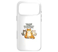 Yoga Je Travaille Juste au Milieu de Mon Humour Chats Coque pour iPhone 17 Pro Max