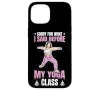 Yoga Joke Asana Coque pour iPhone 15