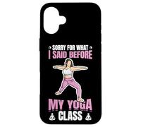 Yoga Joke Asana Coque pour iPhone 16 Plus
