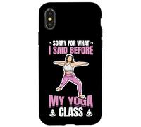 Yoga Joke Asana Coque pour iPhone X/XS