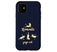 Yoga Karma Cat Namaste Om méditation Sport Coque pour iPhone 11