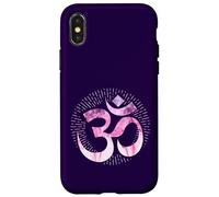 Yoga Karma Namaste Om Méditation Symbole Rose Lol Coque pour iPhone X/XS