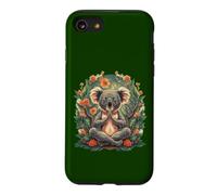 Yoga Koala Ours en Tant Que Professeur de Yoga Guru méditation dans Le siège du Lotus Coque pour iPhone SE (2020) / 7/8