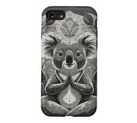 Yoga Koala Ours en Tant Que Professeur de Yoga Guru méditation dans Le siège du Lotus Coque pour iPhone SE (2020) / 7/8