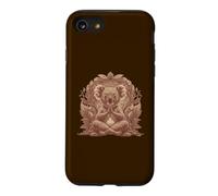 Yoga Koala Ours en Tant Que Professeur de Yoga Guru méditation dans Le siège du Lotus Coque pour iPhone SE (2020) / 7/8