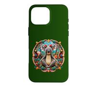 Yoga Koala Ours en Tant Que Professeur de Yoga Guru méditation dans Le siège du Lotus Coque pour iPhone 16 Pro Max