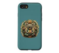 Yoga Koala Ours en Tant Que Professeur de Yoga Guru méditation dans Le siège du Lotus Coque pour iPhone SE (2020) / 7/8