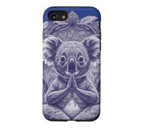 Yoga Koala Ours en Tant Que Professeur de Yoga Guru méditation dans Le siège du Lotus Coque pour iPhone SE (2020) / 7/8