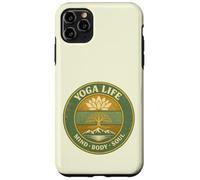 Yoga Life Mind Body Soul Vintage Retro Cadeau pour Yogis Coque pour iPhone 11 Pro Max