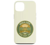 Yoga Life Mind Body Soul Vintage Retro Cadeau pour Yogis Coque pour iPhone 13