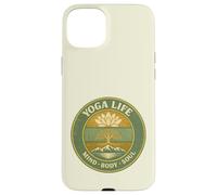 Yoga Life Mind Body Soul Vintage Retro Cadeau pour Yogis Coque pour iPhone 15 Plus